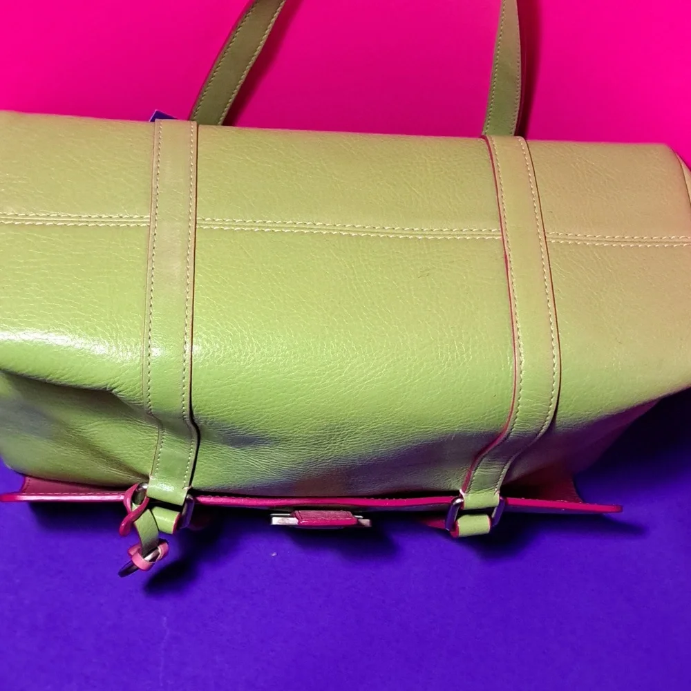 vintage Dooney & Bourke leather "Wicked" 💚shoulder Bag ST. PATRICKS DAY READY🍀 - Picture 12 of 16